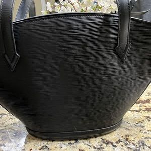 Louis Vuitton black epi leather